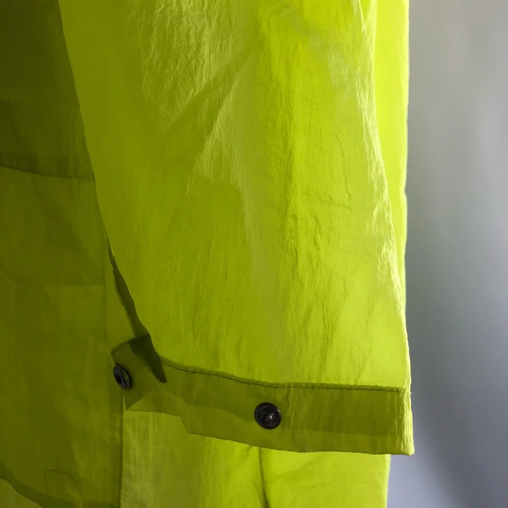 Free People Callie Oversized Neon Poncho Windbreaker - sz M